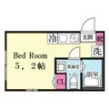 ルミナス生田 １０２ ワンルームの間取り図