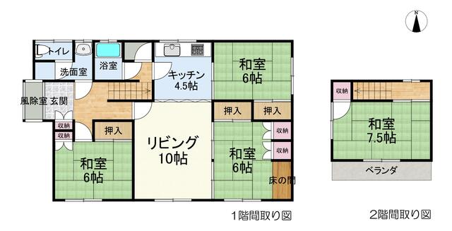 河東郡上士幌町 字上士幌東2線(帯広駅) 2階建 4LDK 2