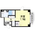 茨木市 舟木町（茨木市駅） 9階 １Kの間取り図