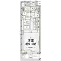 世田谷区 太子堂２丁目（三軒茶屋駅） 2階 １Kの間取り図