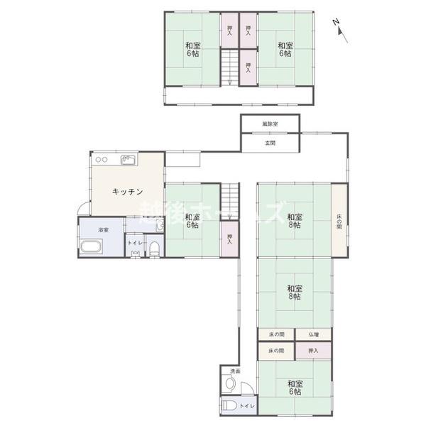 detached 岩船郡関川村大字滝原