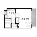 バインオークチーノ ３０４ １Kの間取り図