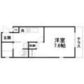 ファーストレジデンス北野 1階 １Kの間取り図