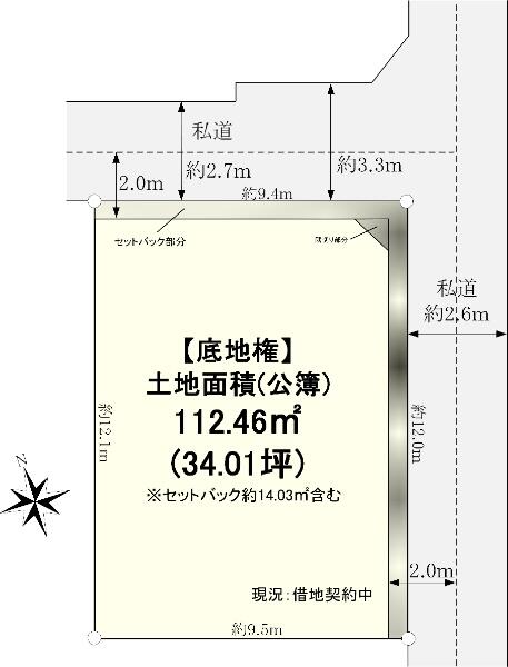 アットホーム 中野区 上高田１丁目 中野駅 住宅用地 中野区の底地権譲渡 売地 宅地 分譲地など土地の購入情報