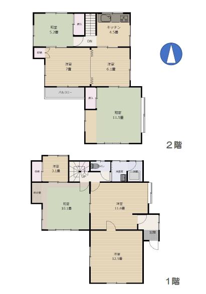 detached 比企郡滑川町大字羽尾