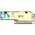芦屋市 大桝町（芦屋駅） 2階 ワンルームの間取り図