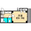 神戸市中央区 国香通１丁目（春日野道駅） 2階 １Kの間取り図