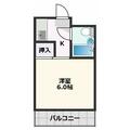 ハイツパサージュ 2階 １Kの間取り図