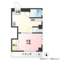 コーポカナオ 402 １DKの間取り図