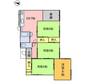 アットホーム】倉敷市 福田町浦田（浦田駅） 平屋建 4DK[6990917336