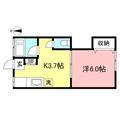 協和ハイツ ２０３ １Kの間取り図