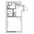 Ｌｕｄｅｎｓ日暮里 2階 １Kの間取り図