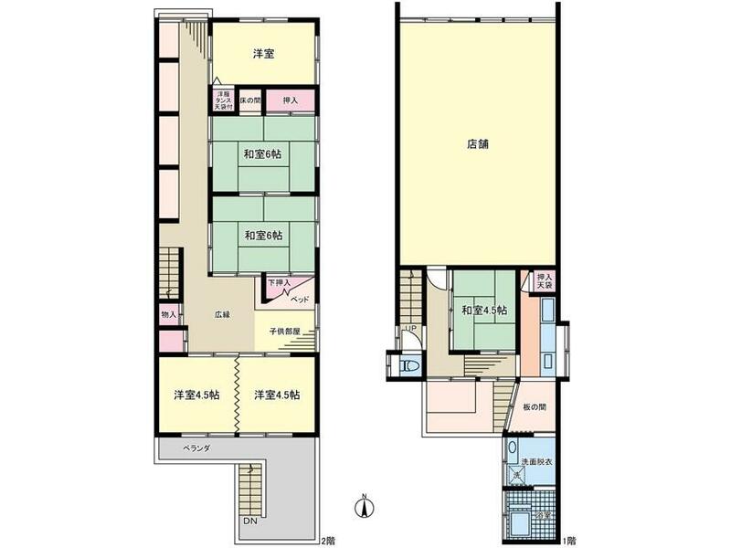 2-story 7K in Tomioka, Tomioka City (Jōshū Tomioka Station)