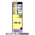 ディンクス黒髪 ３０７ １Kの間取り図