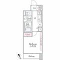 新宿区 神楽坂３丁目（飯田橋駅） 2階 １Kの間取り図