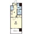 ＥＬＧＲＡＮＤ下通 0307 １Kの間取り図
