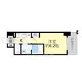 ＯＲＳＵＳ大阪福島 5階 １Kの間取り図