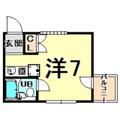 西宮市 上鳴尾町（甲子園駅） 4階 ワンルームの間取り図