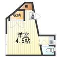 小島ビル 201 ワンルームの間取り図
