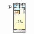 姫路市 野里（野里駅） 1階 ワンルームの間取り図