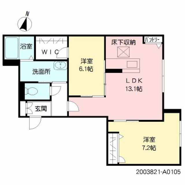 アットホーム】エヌ・ステータス国府 A0105 2LDK（提供元 