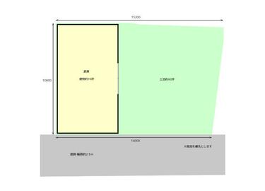 アットホーム】駐車スペース約20坪空地付 平屋建て貸倉庫約16坪