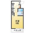 コニームーン 3階 ワンルームの間取り図