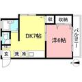 高崎マンション １０３ １DKの間取り図