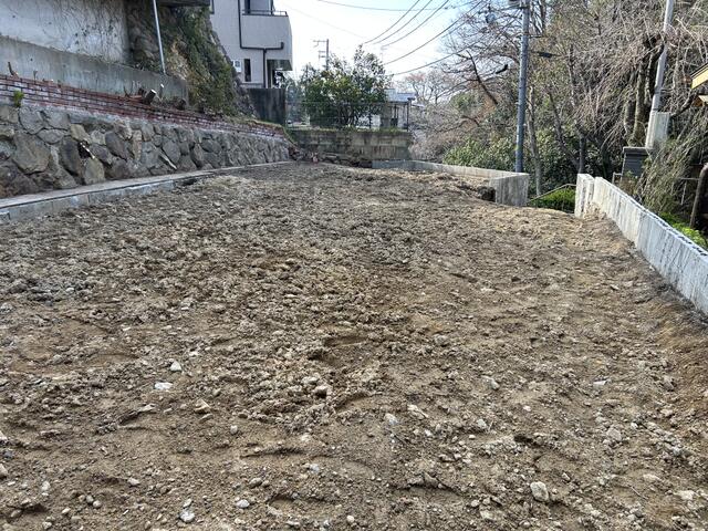 宝塚市中筋山手2丁目の土地の現況