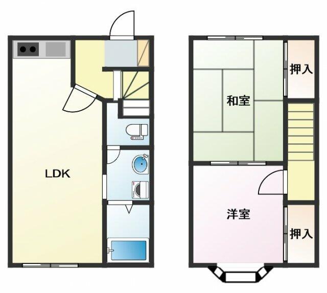 アットホーム ディバーション中野町 ２ｌｄｋ 提供元 株 ライフデザインクリエイターズ ｒｏｏｍ ｓ 賃貸浜松西店 浜松市東区の賃貸テラスハウス
