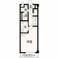 タサキヒルズＢ ２０３ １Kの間取り図