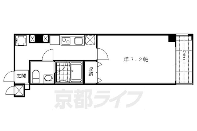アットホーム ルポゼ綾大宮 ８０１ １ｋ 提供元 株 京都ライフ 二条駅前店 京都市下京区の賃貸マンション