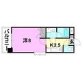 マリアージュ朝生田 ４０５ １Kの間取り図