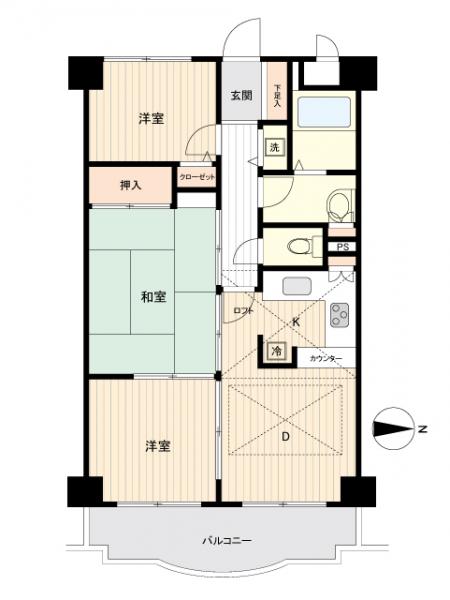 ドラゴンマンション小田急相模原壱番館 6階 ３ｄｋ 相模原市南区の中古マンション アットホーム マンション購入の情報