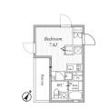 ＡＳＴＩＬＥ三軒茶屋Ⅳ ４０１ ワンルームの間取り図