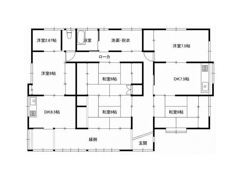 Ebino City Oaza Ura (Kyomachi Onsen Station) Single-story 6SDK