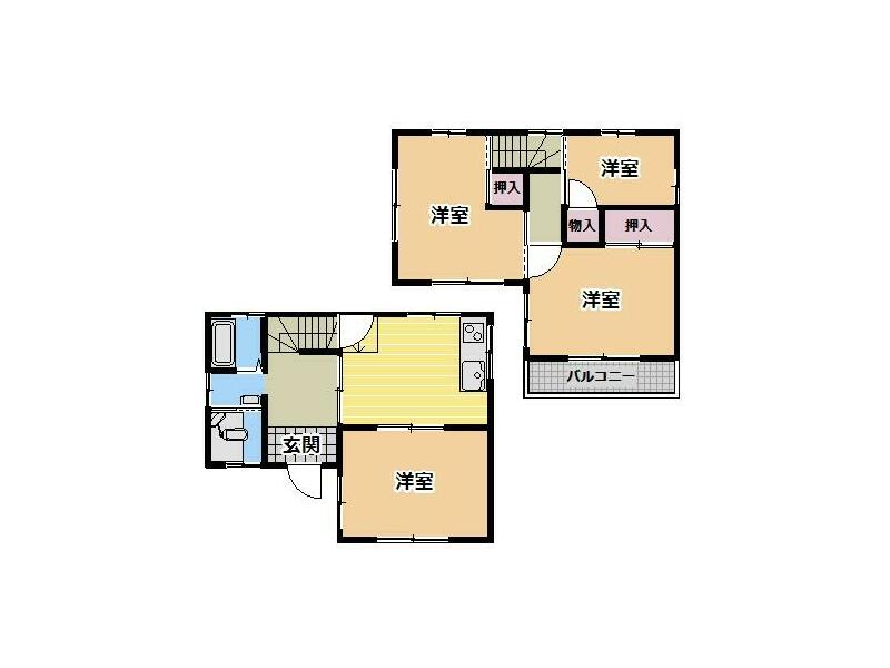 1-chome, Nishioike, Kita-ku, Kobe-shi, Hyogo (Oike Sta.) 2F 4DK

2,000,000 yen