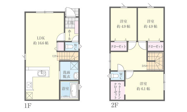 大分市 大字羽田（滝尾駅） 2階建 ３ＬＤＫ