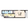 レピア西陣 ４０５ １Kの間取り図