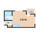 尼崎市 武庫之荘１丁目（武庫之荘駅） 3階 １Kの間取り図