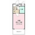 トレンタハウス桜新町 2階 １Kの間取り図