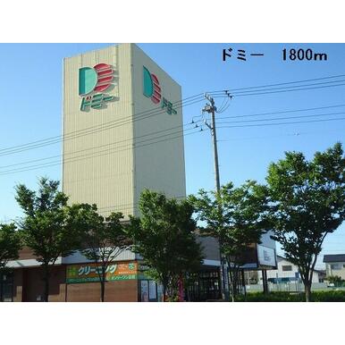 ドミー寺津店まで１８００ｍ