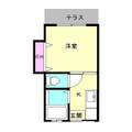新宿区 西早稲田２丁目（高田馬場駅） 1階 １Kの間取り図
