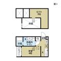 Ｉｖｙ菊井 2階 １Kの間取り図