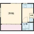 大田区 西蒲田１丁目（蒲田駅） 1階 １Kの間取り図