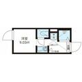 ＱＵＱＵＲＩ北新宿（ククリ　キタシンジュク） １０２ ワンルームの間取り図