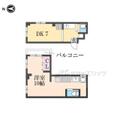Ｃａｒｌ　Ｖｉｌｌａ千丸 ３０２（２０３ １DKの間取り図