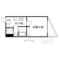 京都市北区 小山西花池町（北大路駅） 3階 １Kの間取り図