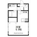 ＳＴＯＲＩＡ成田Ⅱ 1階 ワンルームの間取り図