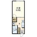 サンハイツ榊原 1階 １Kの間取り図